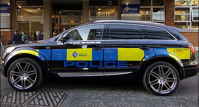Scottish Police Turn Crime Gang39;s Audi Q7 SLine to a Patrol Car
