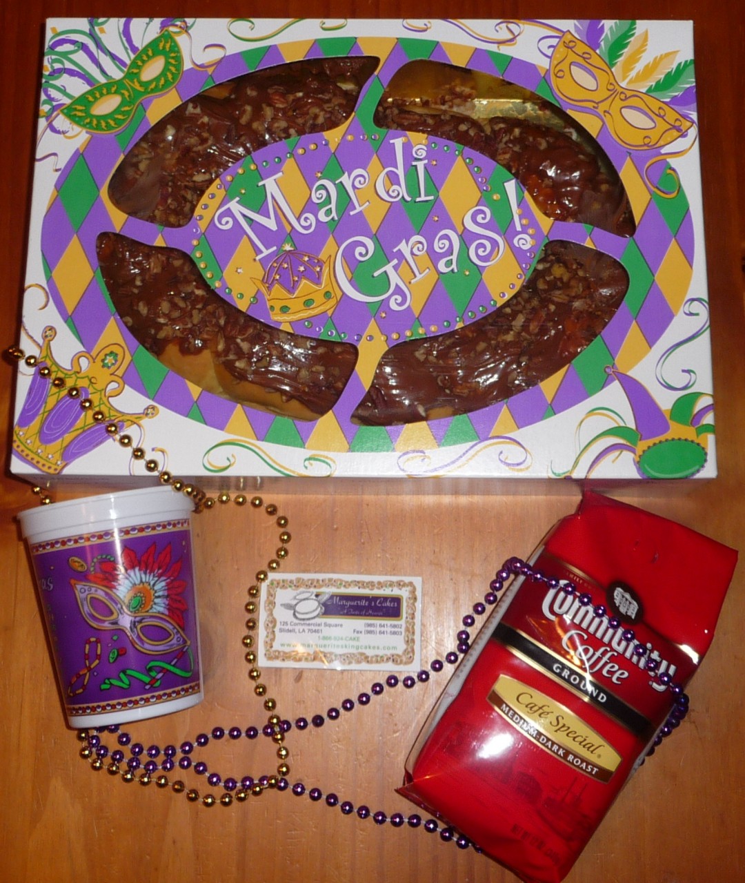 Stacy Tilton Reviews Community Coffee and King Cakes Review