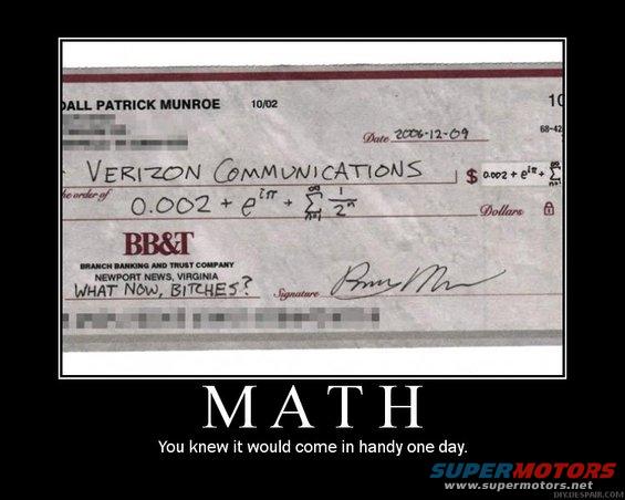 funny posters motivational. Math-- not even once