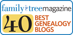 Voted a Best Genealogy Blog