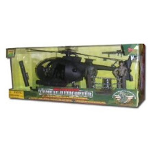 World Peacekeepers Combat Helicopter & 2 Figures
