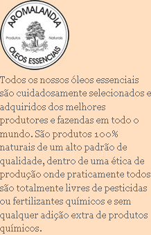 Qualidade Laszlo Aromaterapia
