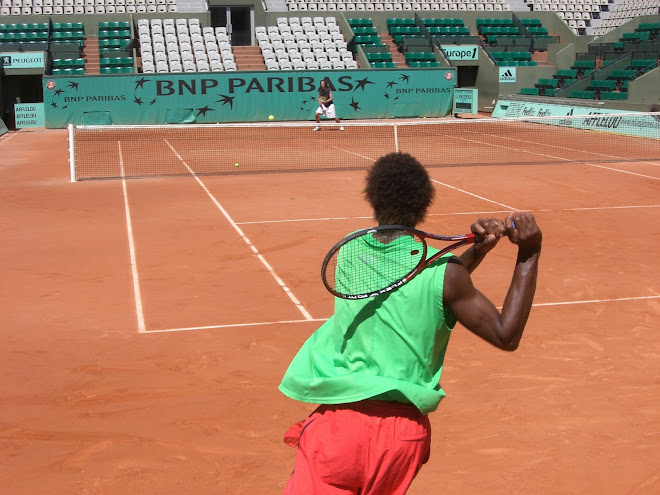 Backhand whip by Monfils.