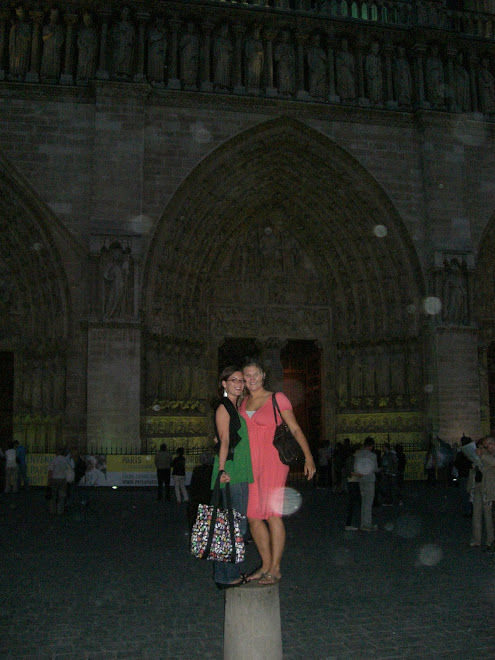 Mad and CC in front of Notre Dame