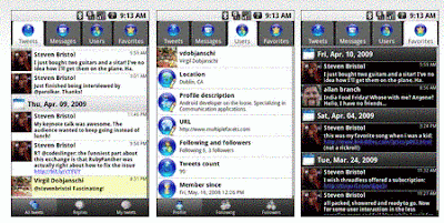 Tweet! T-Mobile G1 Android Twitter client BlogPandit