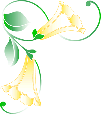 flower clip art images. floral design clipart. clip