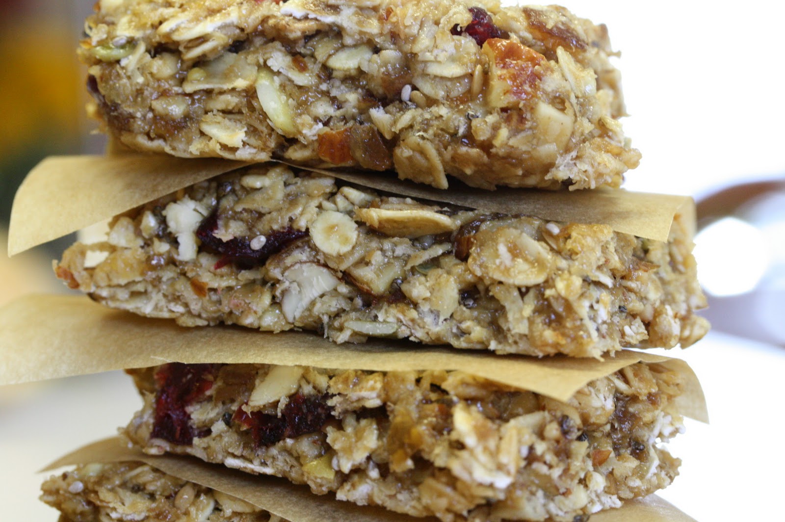 Tricia's kitchen sink nut, seed and granola bars Saving Room for