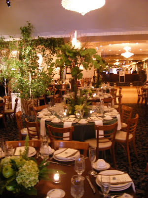 enchanted forest wedding reception decorations