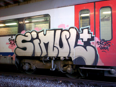 Simul Plus graffiti