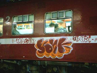 ponk train graffiti artist