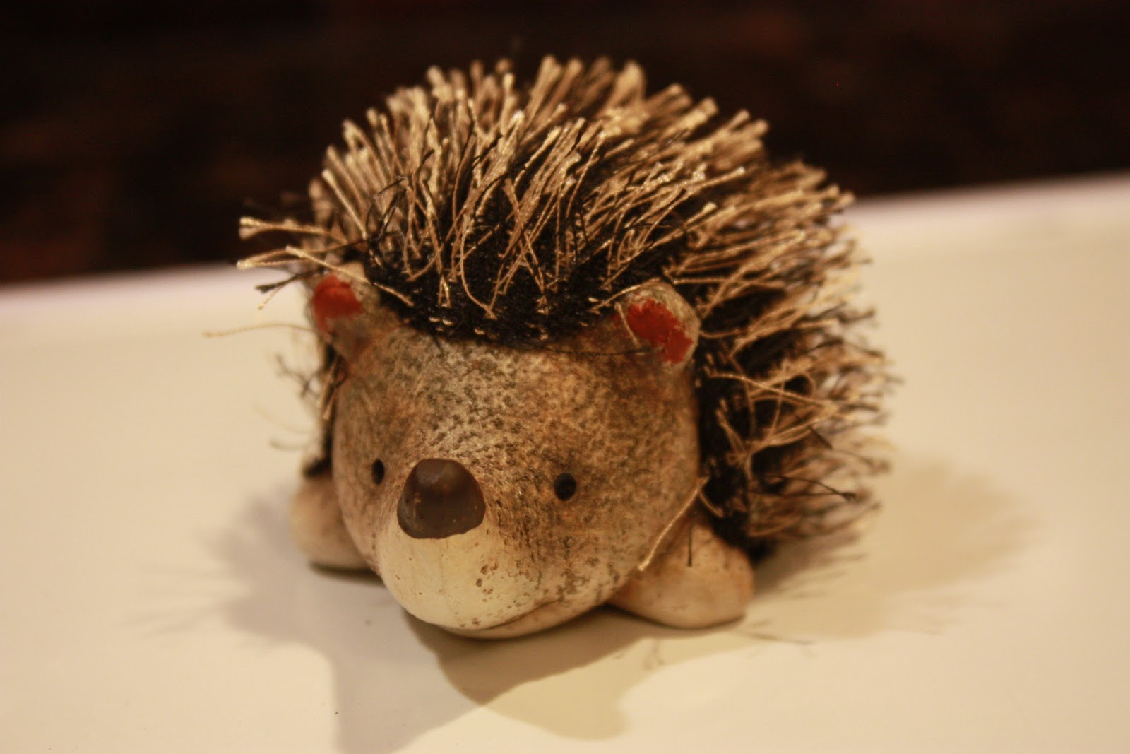 clay hedgehog