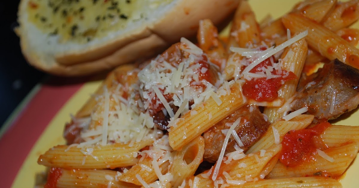 Our Family Treat Sausage Penne Arrabiata