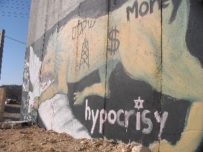 [hypocrisy-+wall+grafitti-+bethlehem+(11-2-04).JPG]