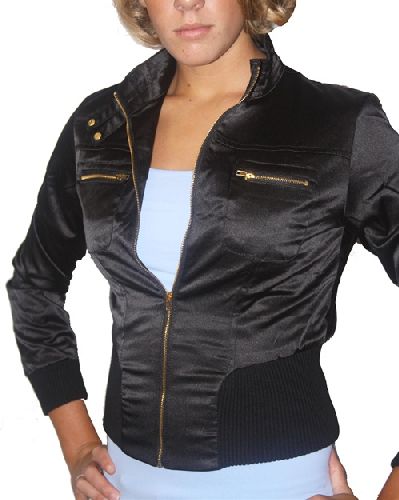 Black Satin Jacket