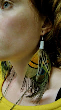 Feather earring collection