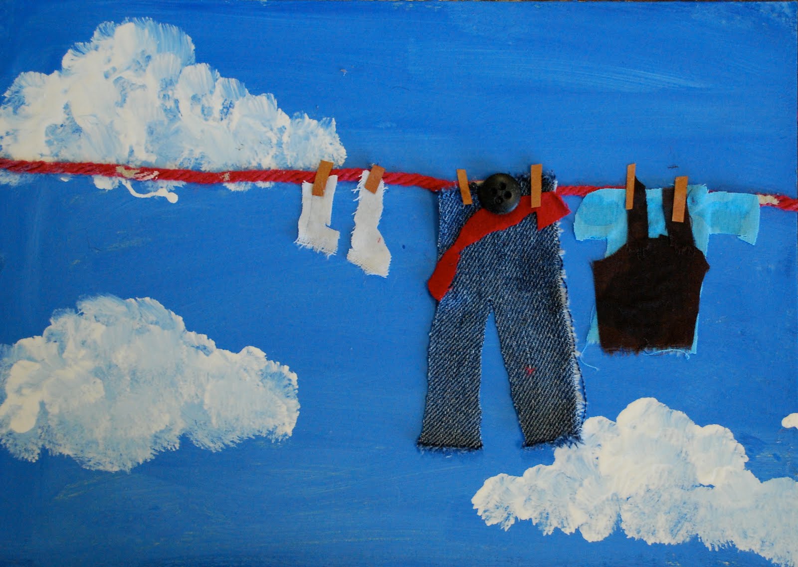 Adventures of an Art Teacher 5th Grade Clotheslines