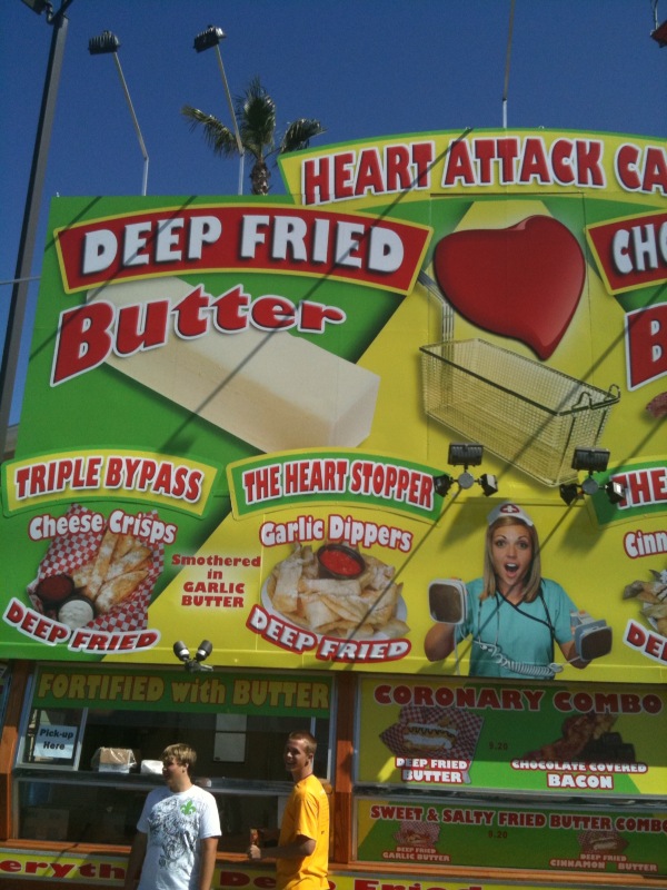 heart attack cafe menu. heart attack cafe. called