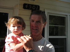 dancing with papa on the porch