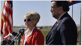 Gov Jan Brewer stands proud