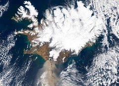 Iceland geo-satellite image