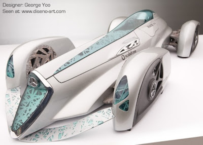 Mercedes-Benz Blitzen Benz Concept Car: Hi-Tech Futuristic Beauty