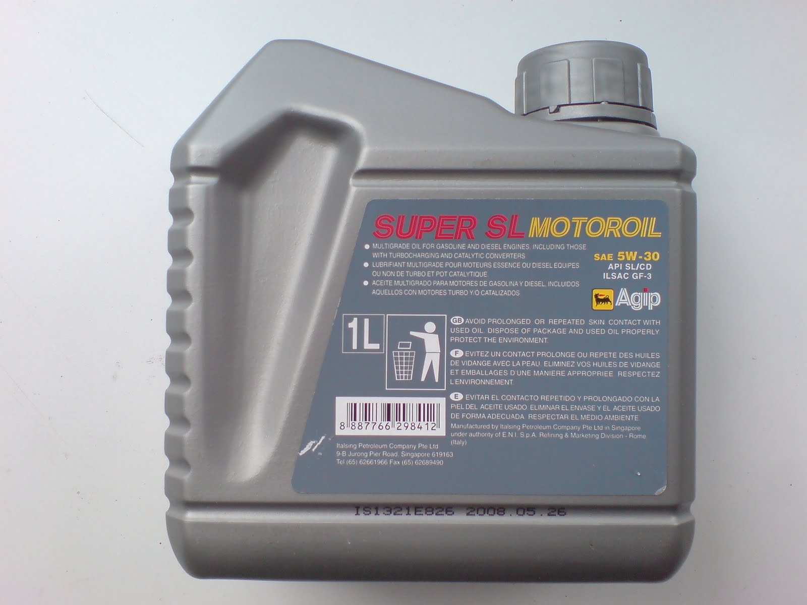 Zer0 R Aut0 Agip Engine Oil 5W30