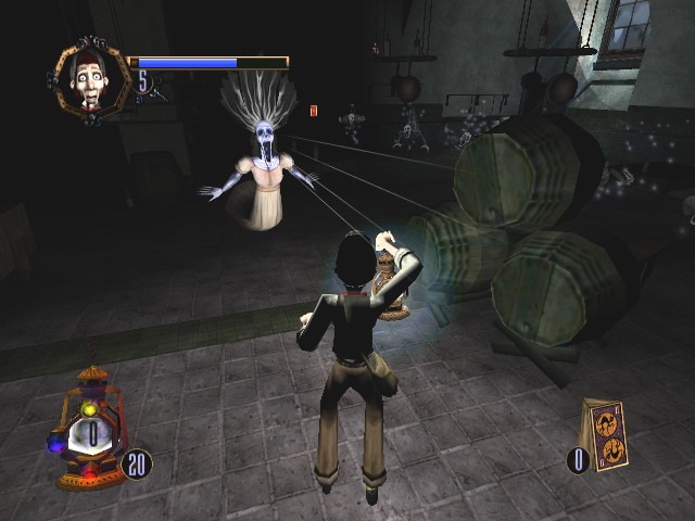 The Haunted Mansion GameCube games features spooks far more scary than anything in the actual ride.