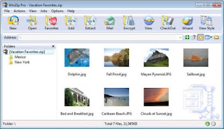 I do not use Win Zip.