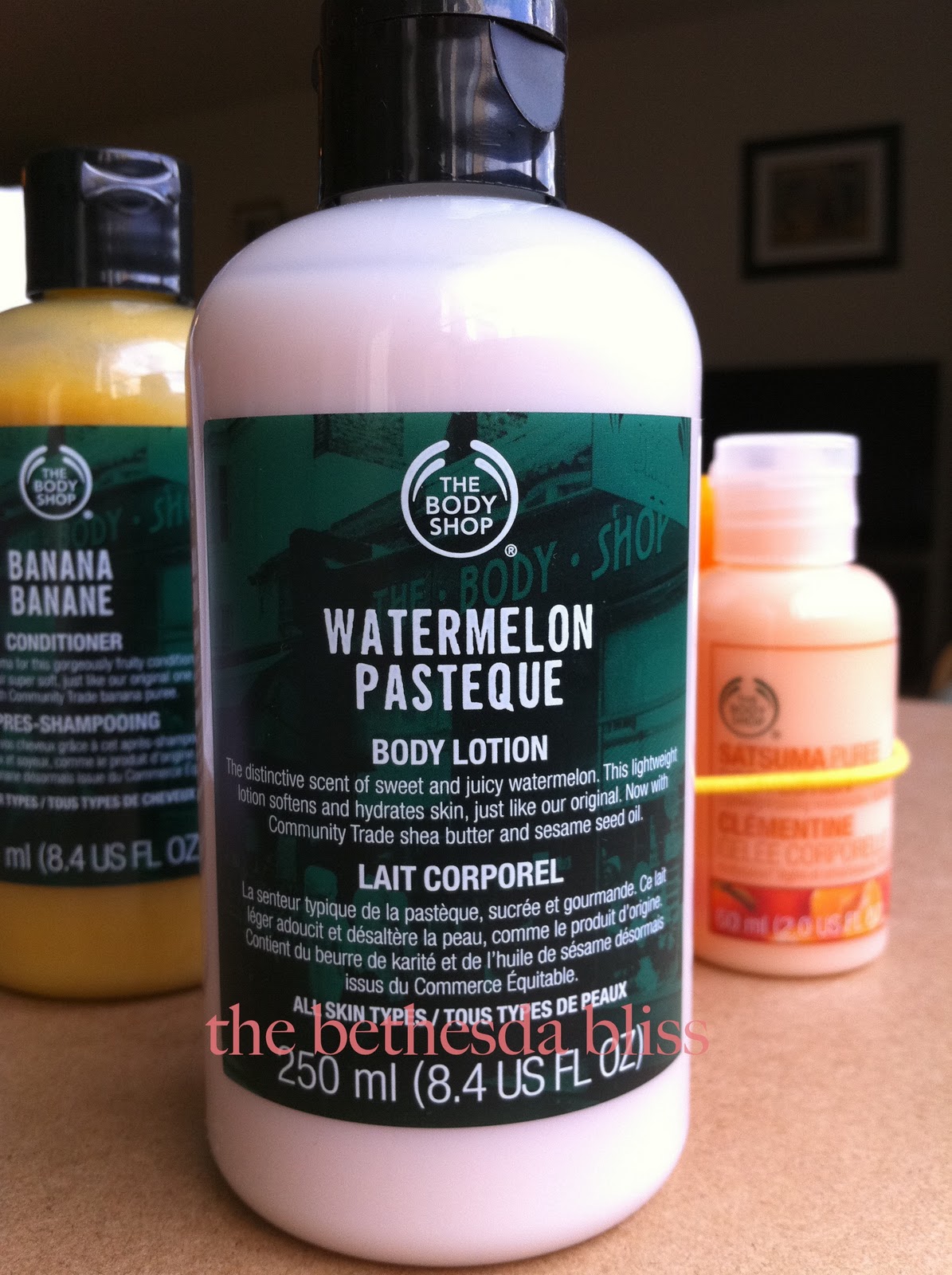The Bethesda Bliss Haul The Body Shop Banana Conditioner, Watermelon