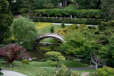 Japanese Garden drum bridge Huntington