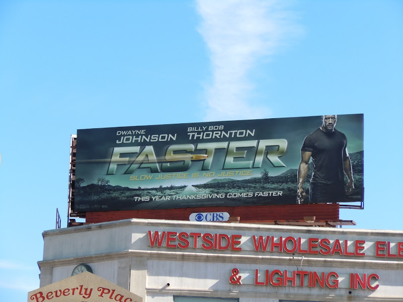 Paster Dwayne Johnson billboard