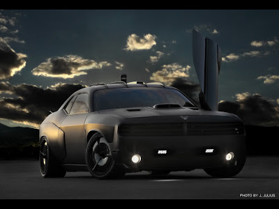 Dodge Challenger Blacked Out The stealthlack Air Force