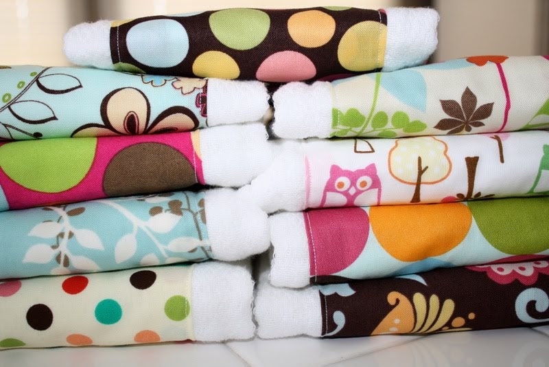 The Simply Made Handmade Burp Cloths