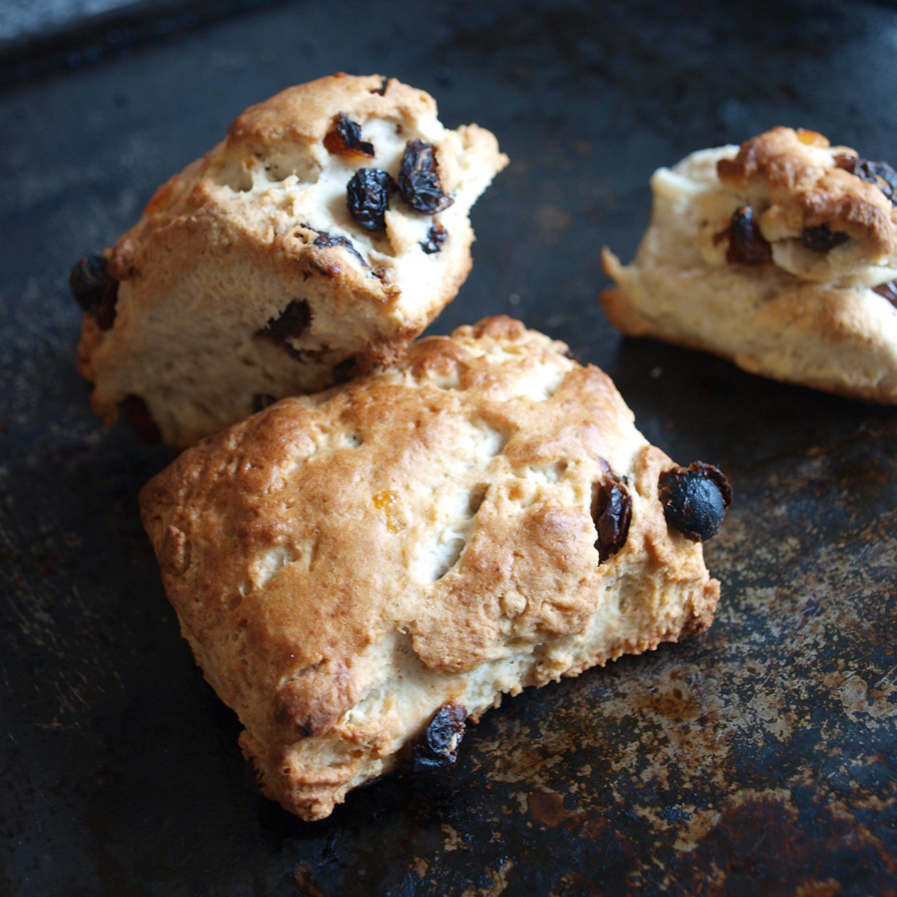 Second Hand's Cherry Clockwise My best scones ever… bad day = good cooking
