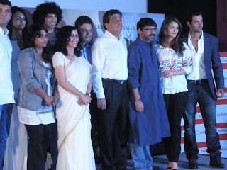 Guzaarish team at its first look launch Guzaarish team at its first look launch