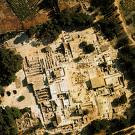 Knossos - Vista aérea del palacio