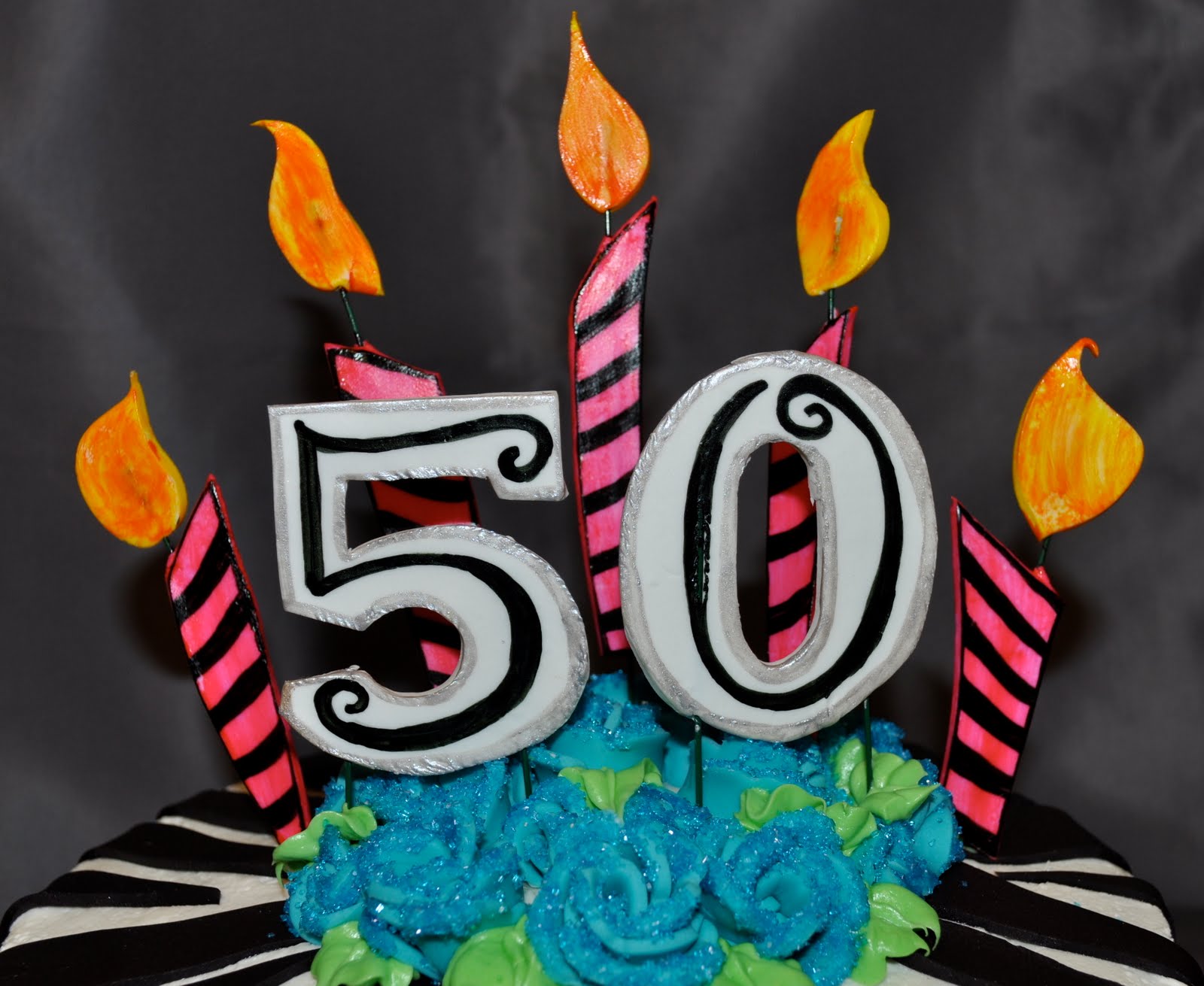 It's Nummy Num 50th Birthday Cake
