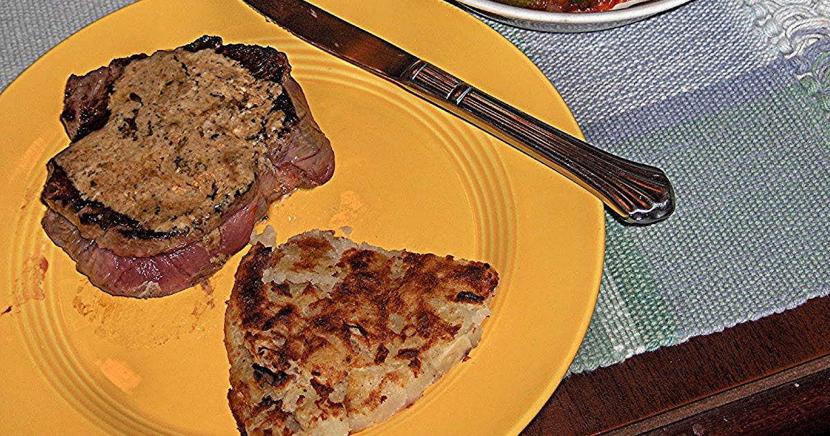 The Obsessive Chef Steak de Burgo and Steakhouse hash browns