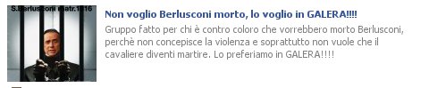Berlusconi in galera