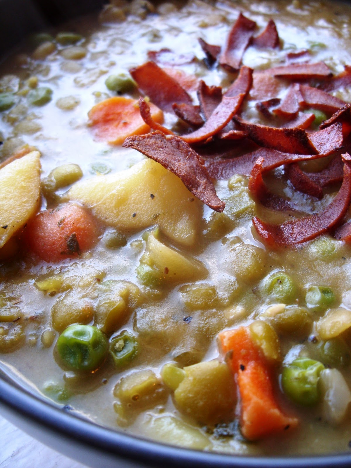 Meet The Shannons The Betty Crocker Project Spicy Split Pea Soup and