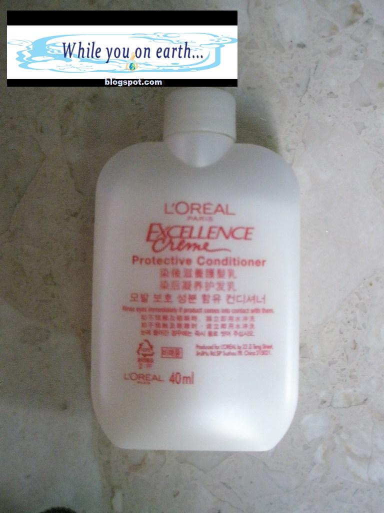 While you on earth.. L'Oreal Excellence Creme Pro Keratin