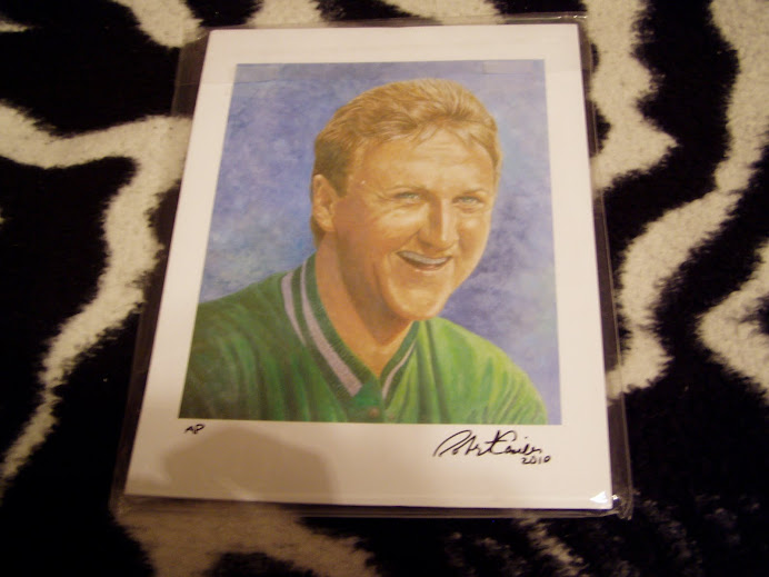 Larry Bird litho