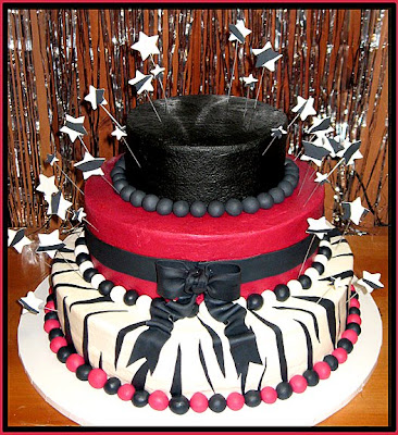 Zebra Birthday Cake on Stacey S Sweet Shop Truly Custom Cakery Llc Sweet 16 Zebra