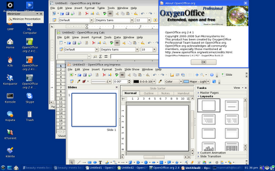 oxygenoffice on pclinuxos minime