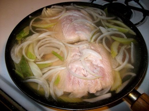 Caveman Eating: Poaching Fish