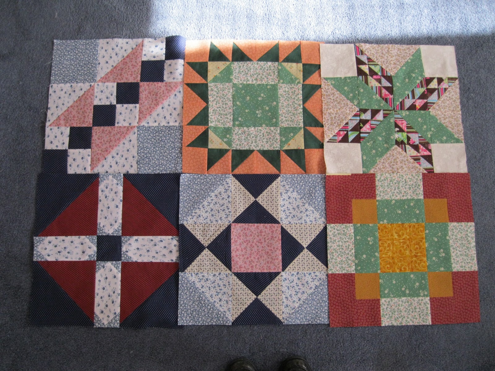 Needle, Thread, Happiness Antique Tile Quilt Block