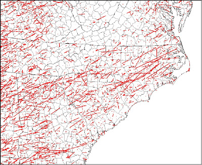 of all tornado tracks in raleigh tornado pics. of all tornado tracks in