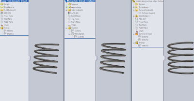Simple Coil or Spring option in Solidworks
