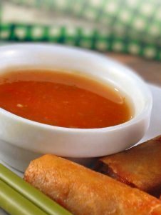 Sweet chili sauce & lumpia Shanghai Sweet chili sauce & lumpia Shanghai