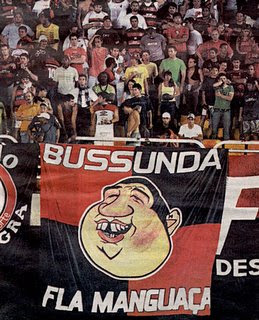 torcida me homenageou